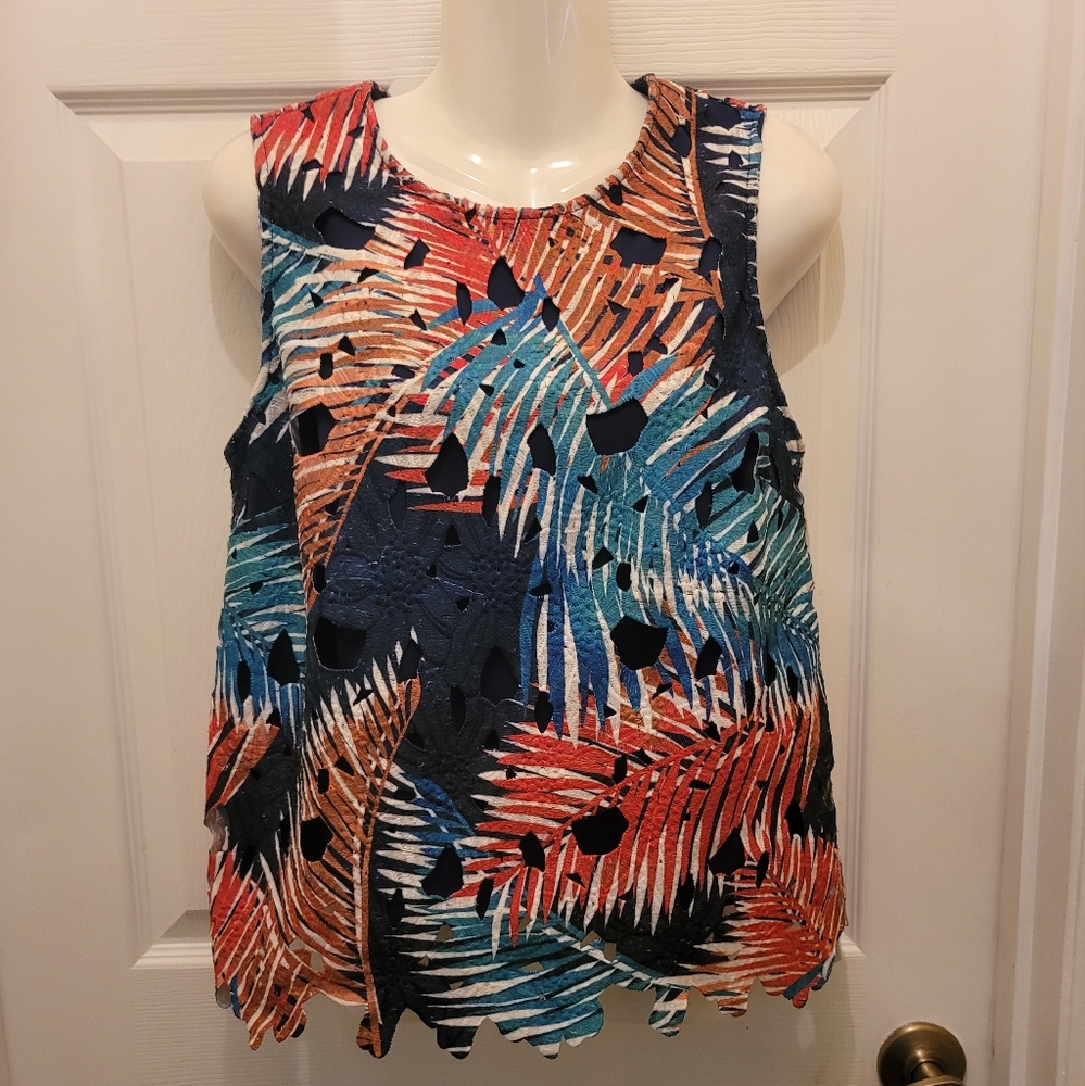 Per Una scallop edged ladies dressy vest top